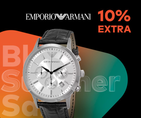 Black Summer Sale - Relógios Emporio Armani
