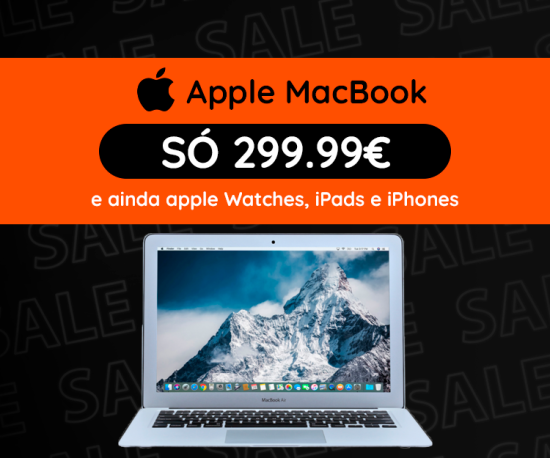 Especial Apple Macbook só 299,99Eur