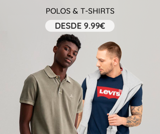 Especial Polos e T-shirts Desde â‚¬9.99