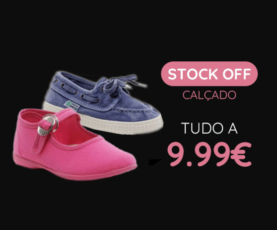 Stock Off Calçado Tudo a 9,99€
