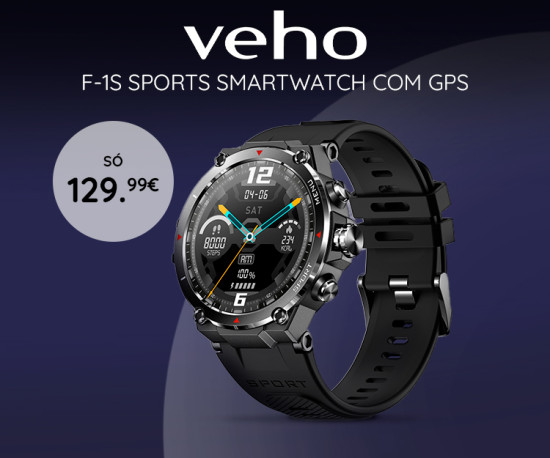 VeHo - F-1S Sports Smartwatch with GPS só 129,99Eur