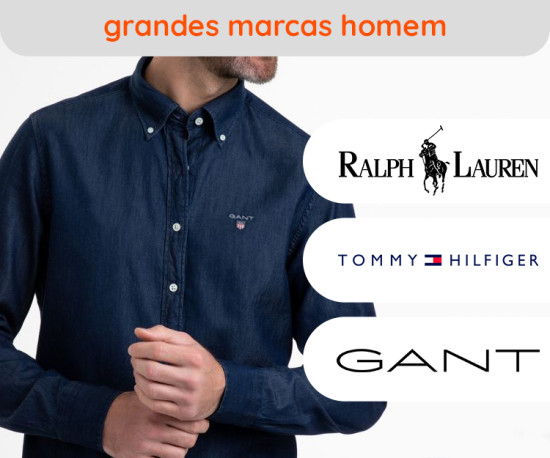 Homem - Ralph Lauren, Tommy Hilfiger, Gant