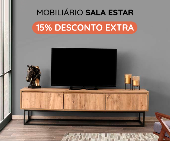 Mobiliário Sala Estar Top Vendas - 15% Desconto Extra