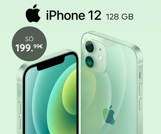 iPhone 12 Mini 128GB Bateria Nova só 199,99Eur