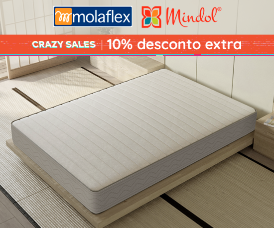 Colchões - Molaflex, Mindol - 10% Desconto Extra