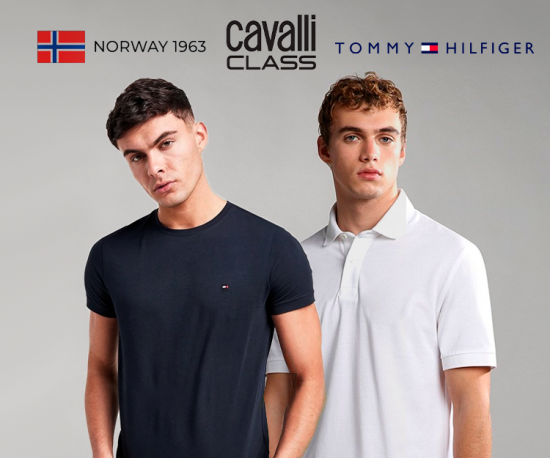 Tommy Hilfiger, Norway, Cavalli Class- Polos e T-shirts