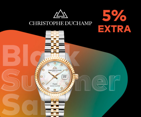 Black Summer Sale - Relógios Christophe Duchamp