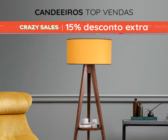 Candeeiros Top Vendas - 15% Desconto Extra