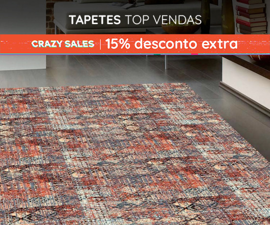 Tapetes Top Vendas - 15% Desconto Extra