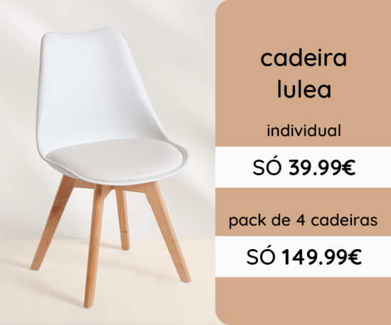 Cadeira Lulea SÓ 39.99Eur - Entregas Imediatas