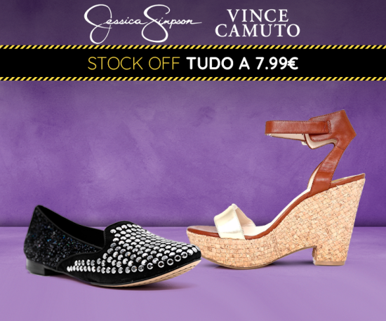 Vince Camuto e Jessica Simpson - Tudo a 7,99€