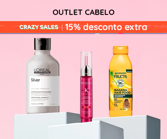 (Crazy Sales 15%) Outlet Cabelo - Expedição Imediata