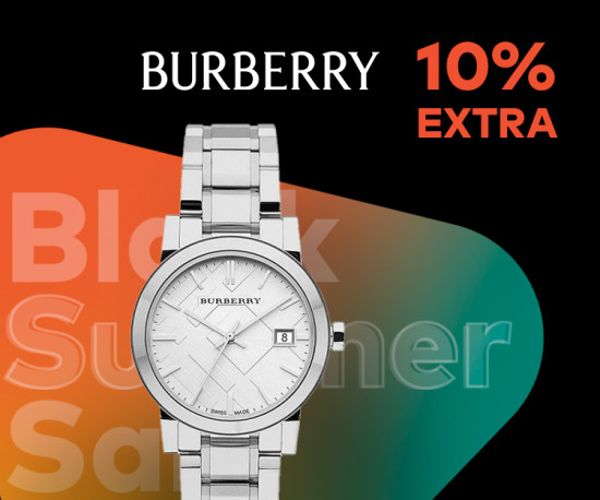 Black Summer Sale - Relógios Burberry
