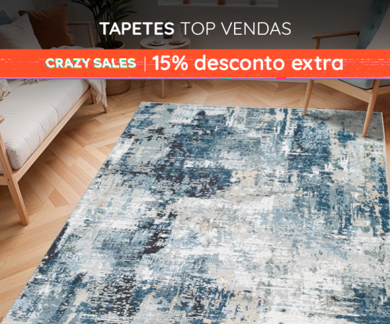 Tapetes Top Vendas - 15% Desconto Extra