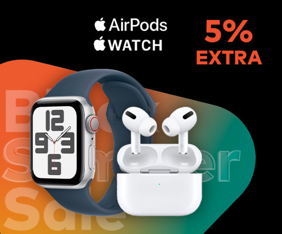 Apple - Watch e AirPods desde 24,99€ - 5% Desconto Extra