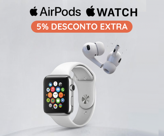 Apple - Watch e AirPods desde 24,99€ - 5% Desconto Extra