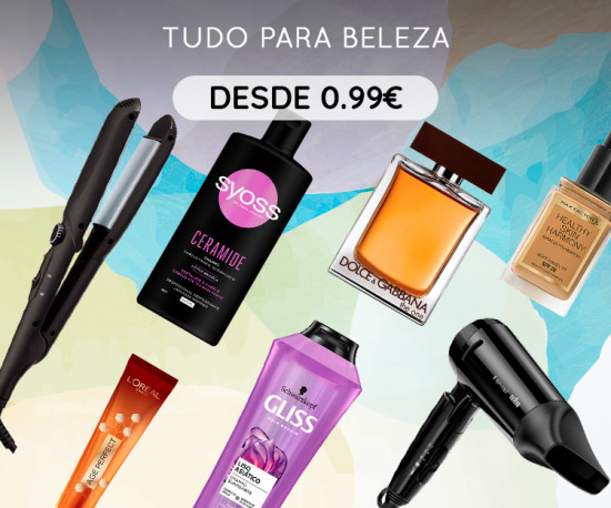 Tudo para Beleza desde 0,99€ - Expedição Imediata