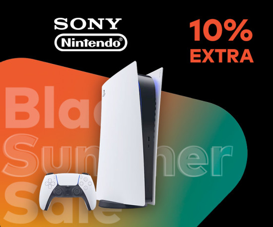 Black Summer Sales 10% desconto extra - Consolas - Sony e Nintendo