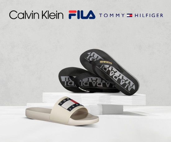 Chinelos Multimarca - Tommy Hilfiger, Ck e Fila