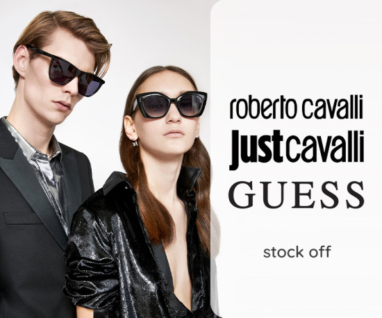 Just Cavalli & Roberto, Guess Sunglasses STOCK OFF