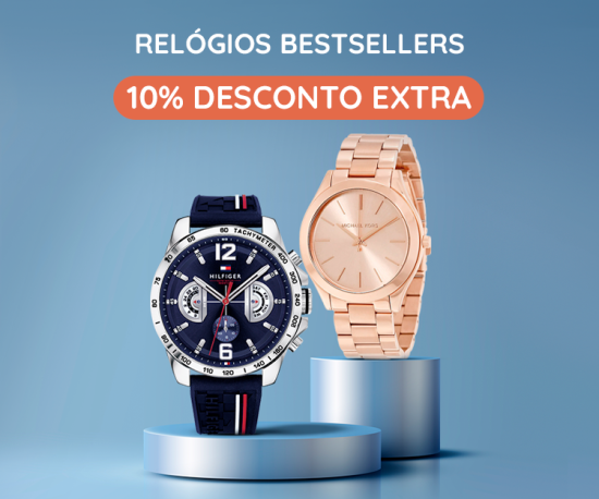Relógios Best-Sellers! 10% Extra
