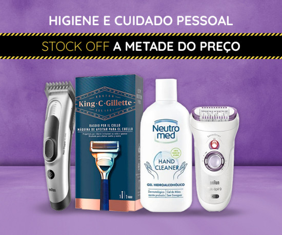 Higiene e Cuidado Pessoal a Metade do Preço