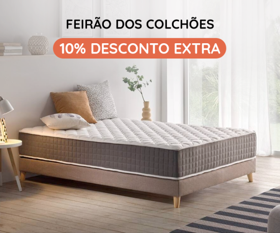 Feirão Colchões - 10% Desconto Extra