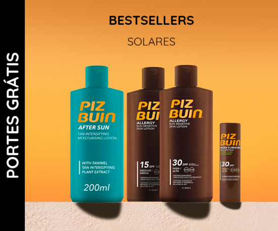 Gama de Solares e Bronzeadores - Expedição Imediata