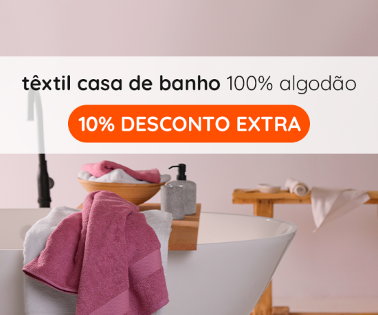 Têxtil Casa de Banho 100% Algodão