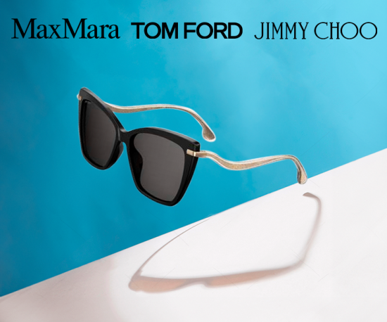 Óculos Sol Tom Ford, Max Mara e Jimmy Choo