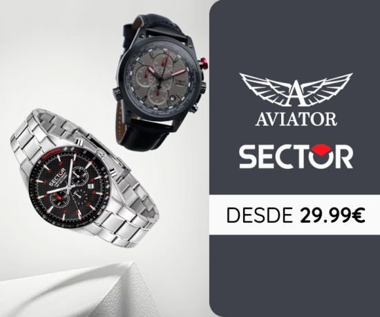 Sector & Aviator Relógios Desde €29.99