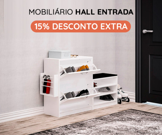 Mobiliário Hall Entrada - 15% Desconto Extra