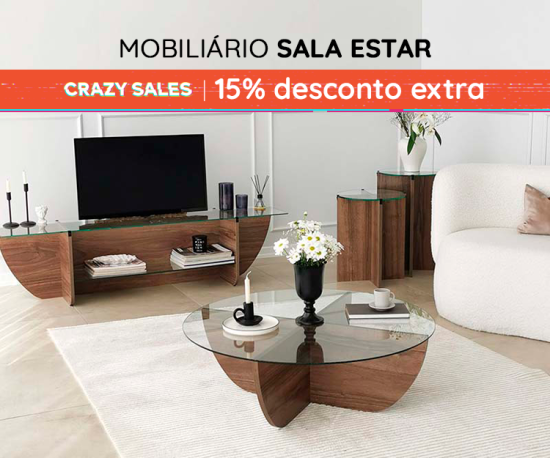 Mobiliário Sala Estar Top Vendas - 15% Desconto Extra