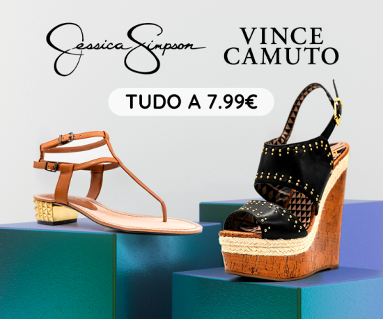 Vince Camuto e Jessica Simpson- Tudo a 7,99€