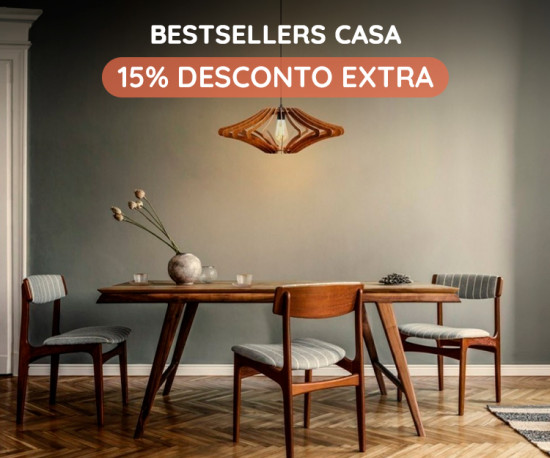 Bestsellers Casa 15% Desconto Extra - Expedição Imediata