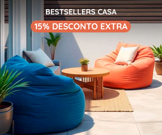 Bestsellers Casa 15% Desconto Extra - Expedição Imediata