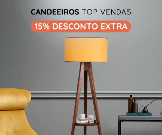 Candeeiros - 15% Desconto Extra
