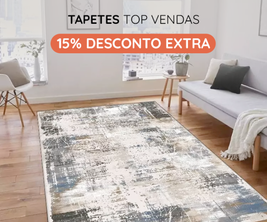 Tapetes Top Vendas - 15% Desconto Extra