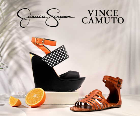 Vince Camuto e Jessica Simpson - Tudo a 7,99€