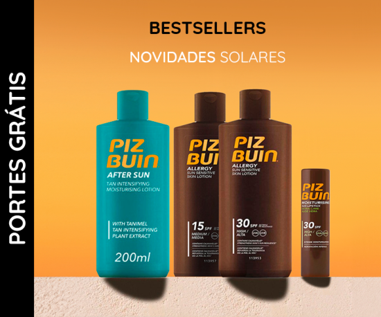 Gama de Solares e Bronzeadores - Expedição Imediata