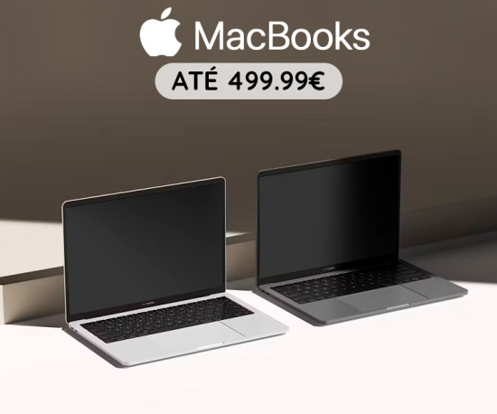 MacBooks Air & Pro até 499,99Eur