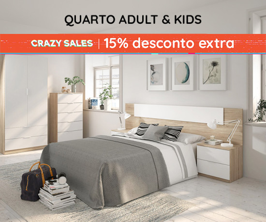 Mobiliário Quarto - Kids & Adults - 15% desconto extra