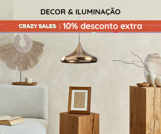 Outlet Decoração & Iluminação - 10% Desconto Extra