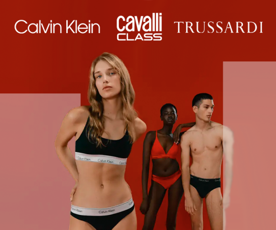 Calvin Klein, Cavalli Class, Trussardi Underwear