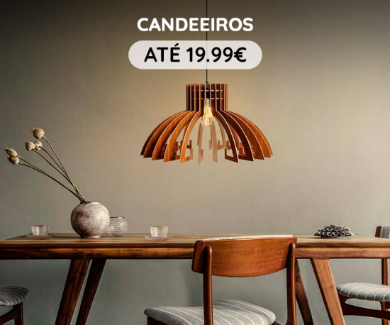 Candeeiros até 19,99€