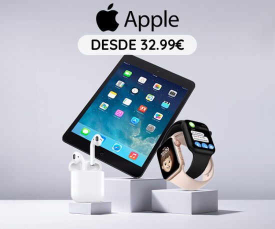 iPads, Apple Watch e Airpods desde 32,99€