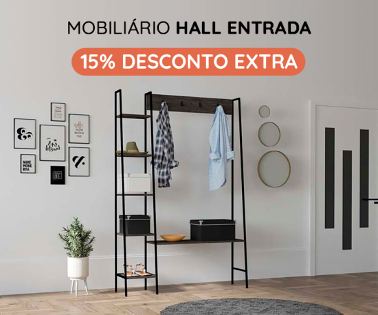 Mobiliário Hall Entrada Top Vendas - 15% Desconto Extra