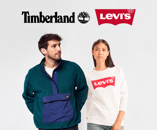 Levi's e Timberland - Novidades