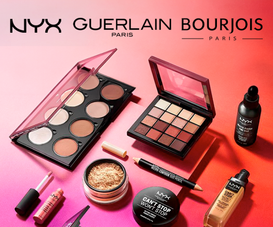 Maquilhagem Maior Campanha - NYX, Guerlain,Bourjois