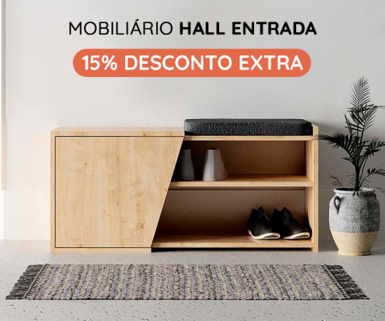 Mobiliário Hall Entrada Top Vendas - 15% Desconto Extra